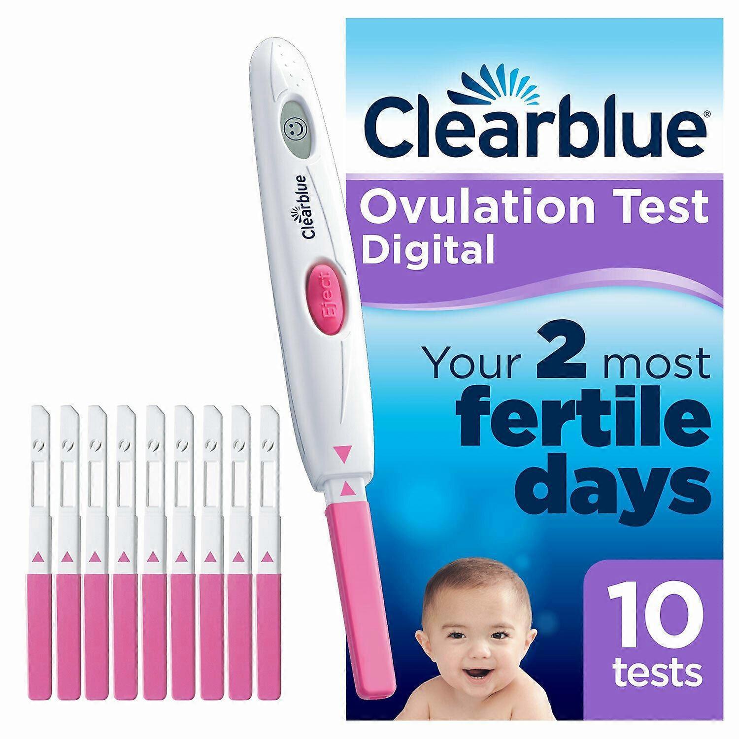 Clearblue Digital Detection Ovulation Test, Kit of Test 10