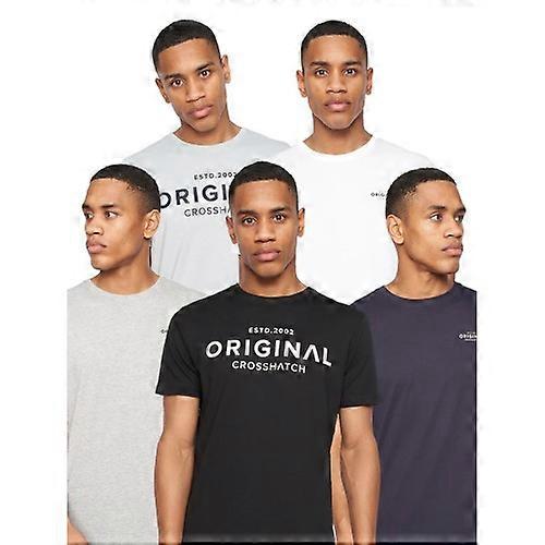 Crosshatch Mens Wester T-Shirt (Pack of 5)