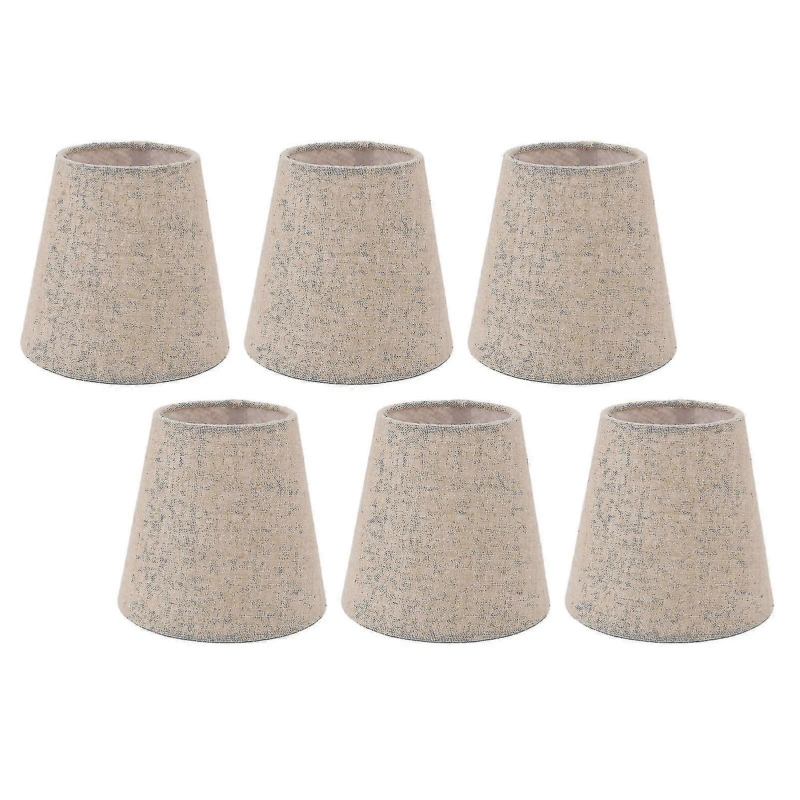 6-pack Small Lamp Shade Clips For Candle Bulb Lighting Accessories