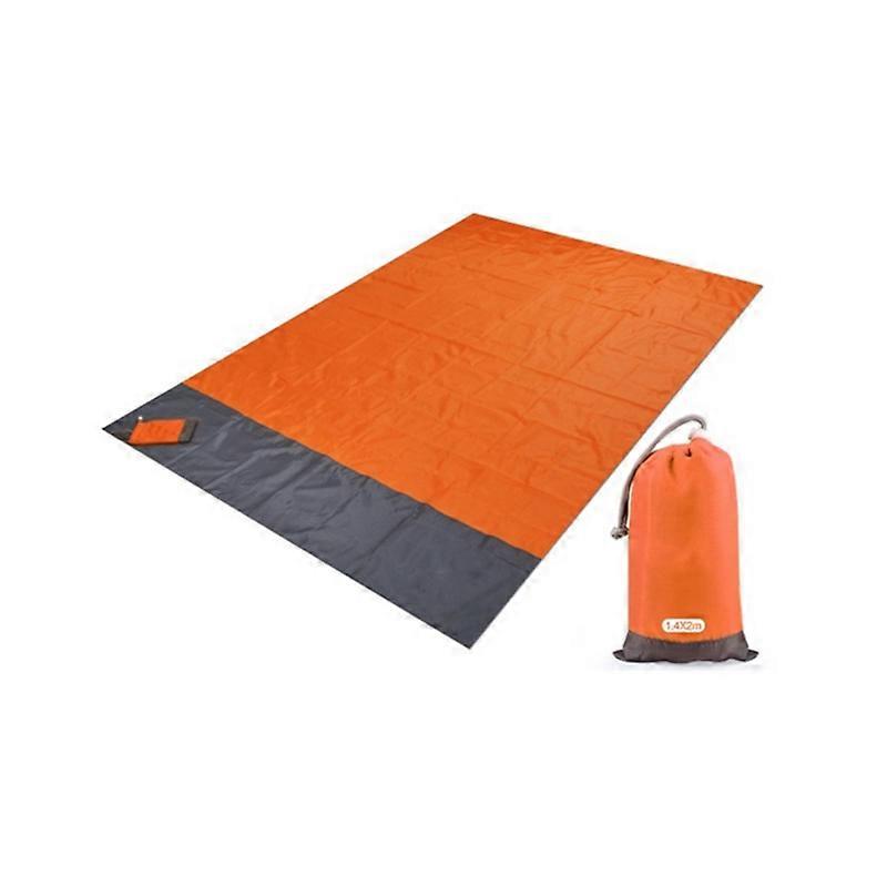 Vandtæt lomme strandtæppe foldbar campingmåtte madras bærbar letvægtsmåtte udendørs picnicmåtte