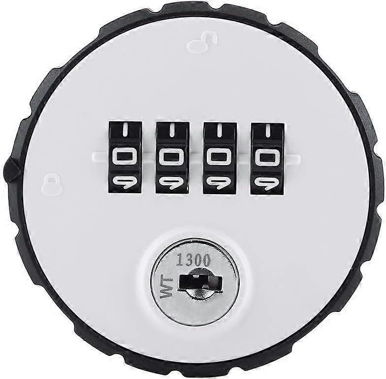 Code Lock Digital Coded Lock Digital Code Combination Zinc Alloy Case Convenient Lock Secure 4-Digit Password Lock with Keys(20mm)