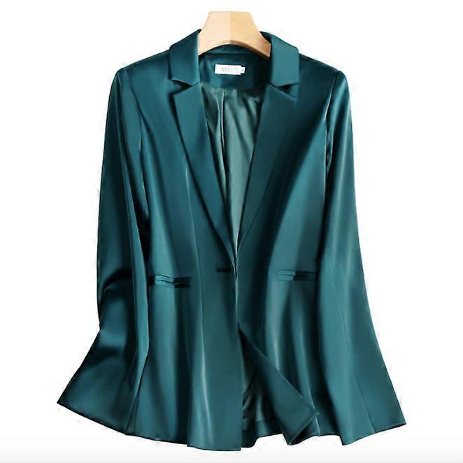 Satin slim fit OL temperament suit jacket