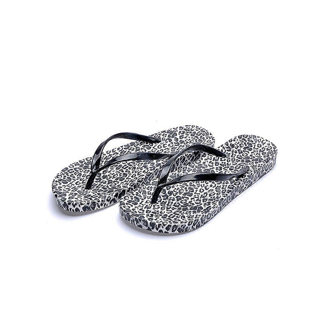 2015 Korean version of the new non-slip flat flip flops casual summer sandals and slippers women sandals leopard