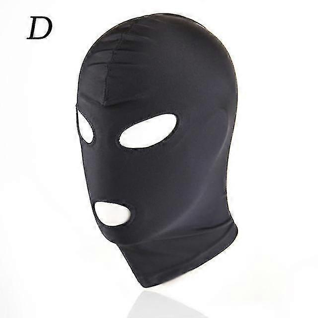 dospělý spandex kukla otevřená ústa tvář oko hlava maska kostým otrok hra hraní rolí