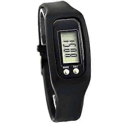 Pedometer Watch With Lcd Display, Simple Operation Walking Fitness Tracker Wrist, Simple Walking Fitness Pedometer Watch