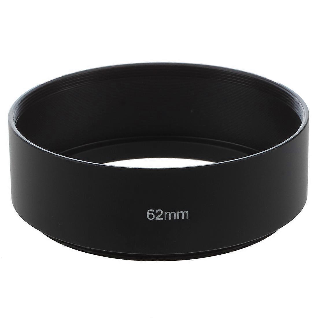 62mm Screw Mount Metal Lens Hood for Digital Video Camera