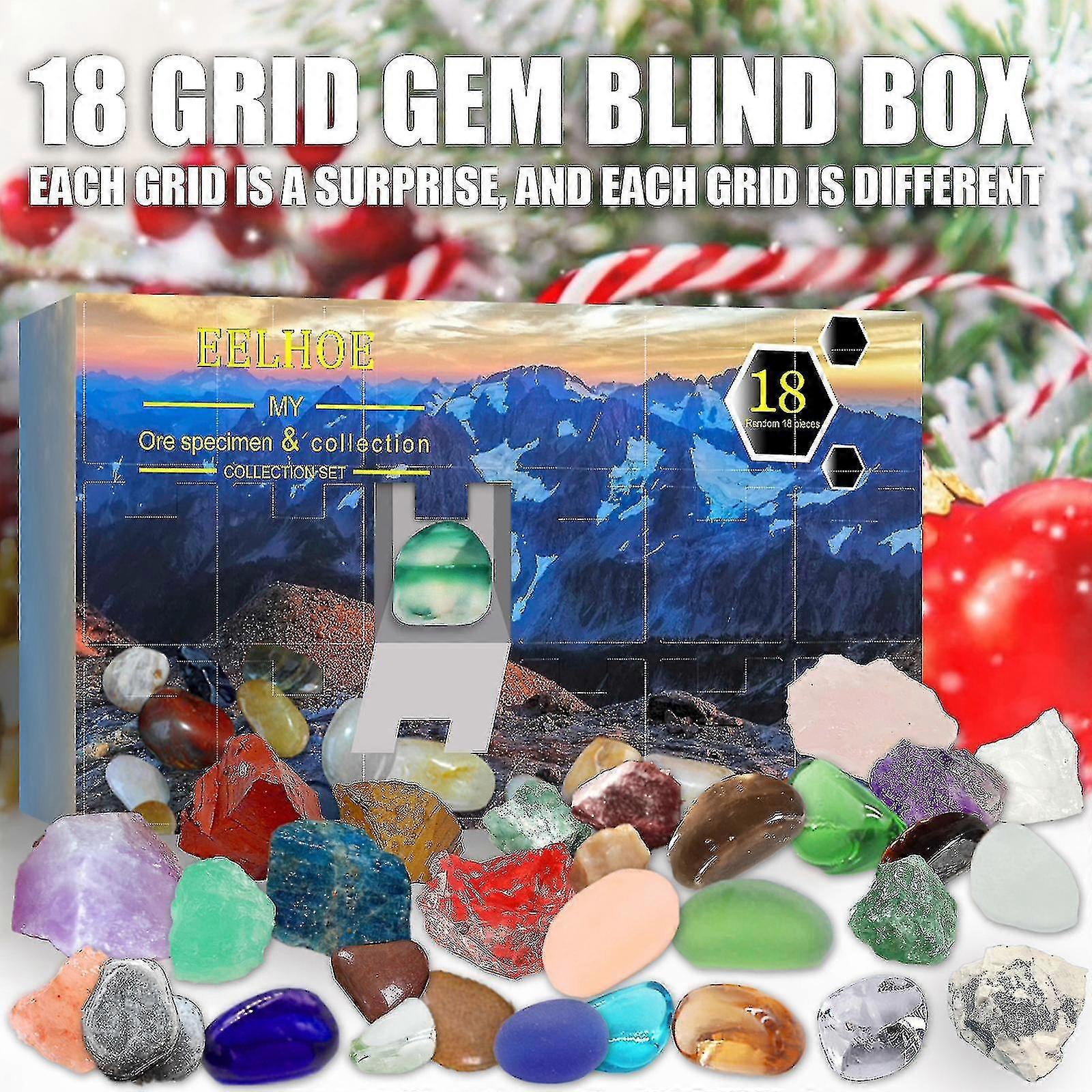 Christmas Ore Collection Gift Box - 18 Days Countdown Blind Box Creative Gift