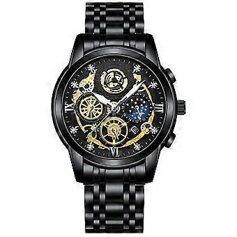 BINBOND 4010 Reloj Calendario Multifuncional Impermeable (Negro)