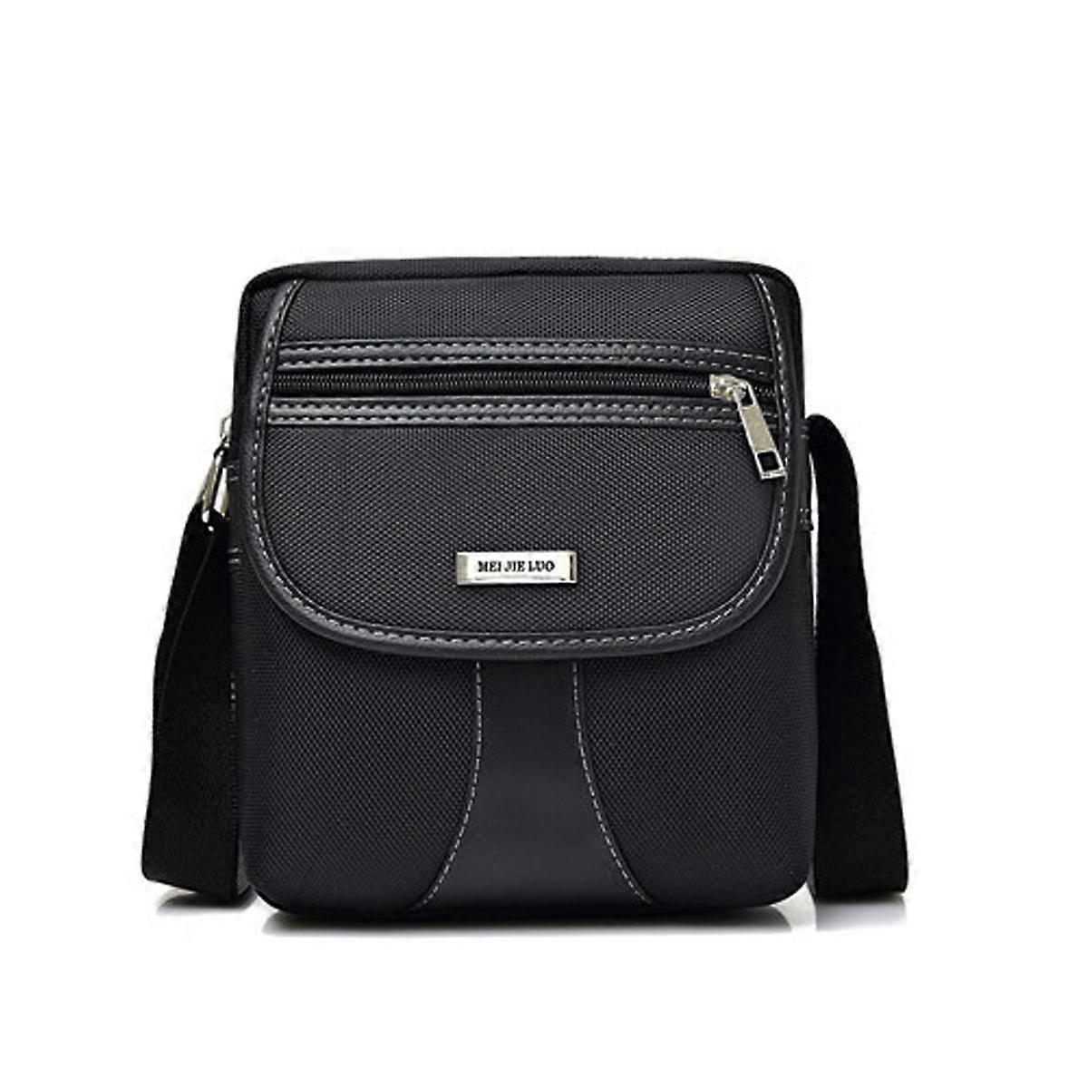 Oxford Messenger Bag Men Shoulder Bag Crossbody Pack Satchel for School Work Multiple Pockets