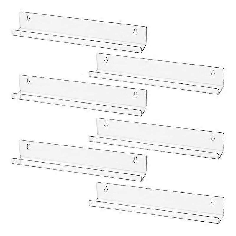 6 قطع الفينيل سجل الجدار جبل الجرف مجموعة من حاملي الألبوم للتعليق على الجدران - ألبومات الرفوف أو الفصل