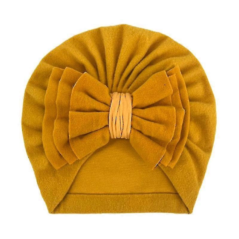 Sweet New Knitted Hat Bow-knot Plain Hats Soft Caps