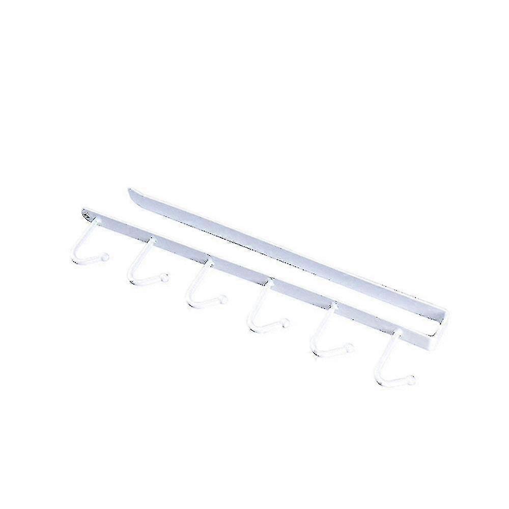 4Pcs Multi-Function Kitchen Metal Hook Cupboard Wardrobe Hanger Clothes Coat Hat Mug Racks Holders