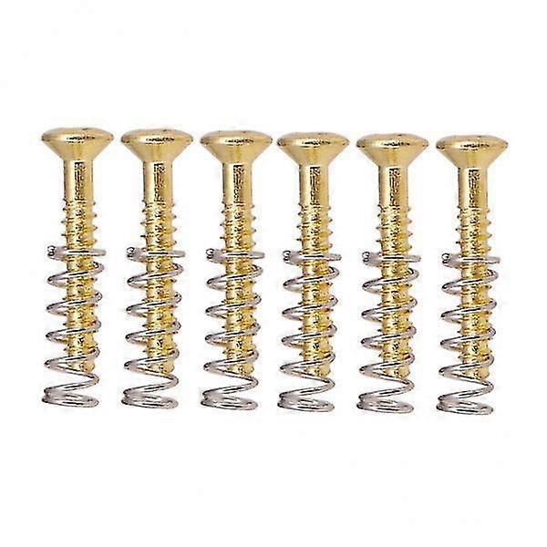 7 × 6 قطع الغيتار الكهربائي لفائف واحدة Humbucker مسامير بيك أب والينابيع 3x20mm