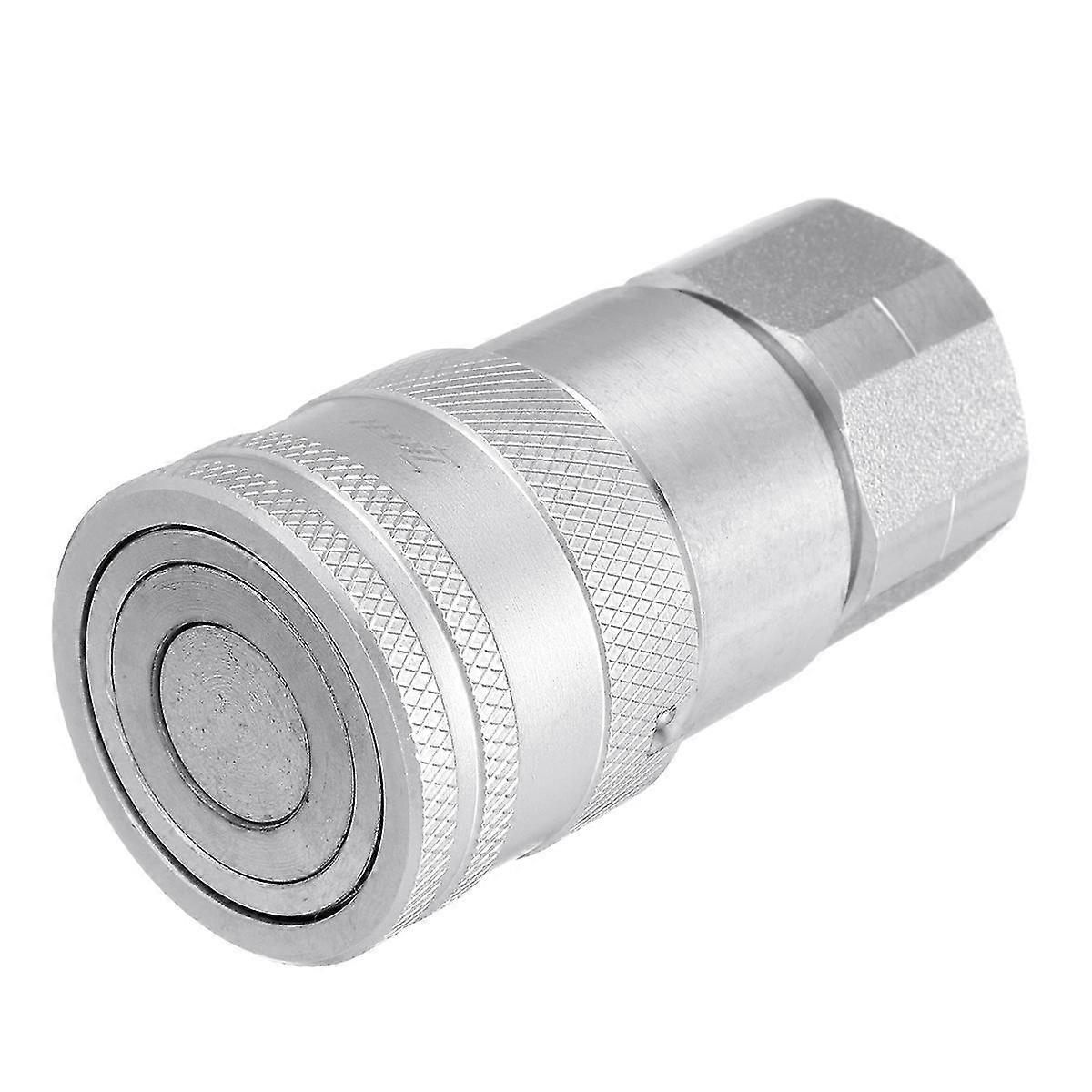 1/2'' Fe Flat Face Hydraulic Coupling Skid Steer Connect Coupler