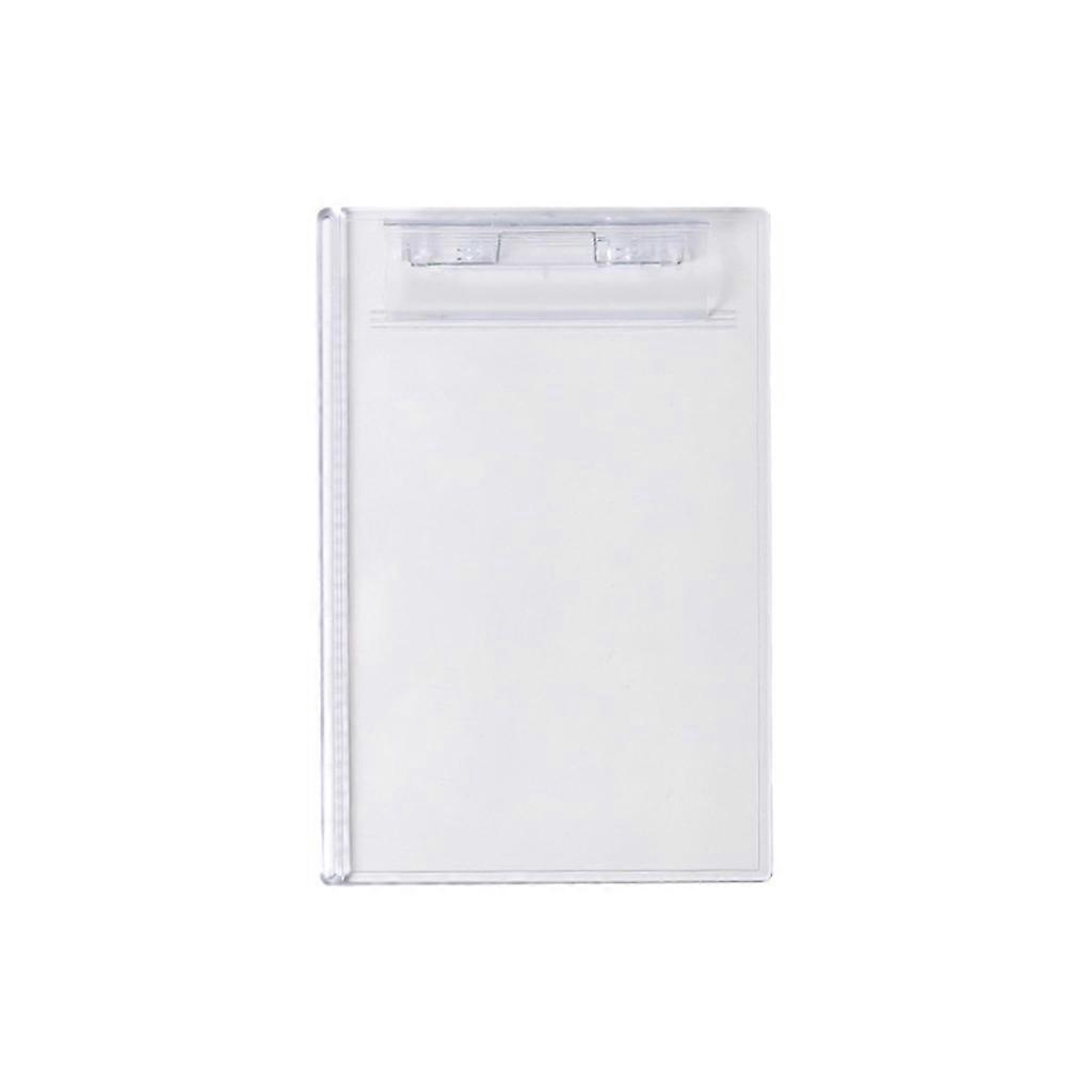 A4 Acrylic Clipboard, A4 A5 Clipboard Paper Writing Board with Low Profile Clip