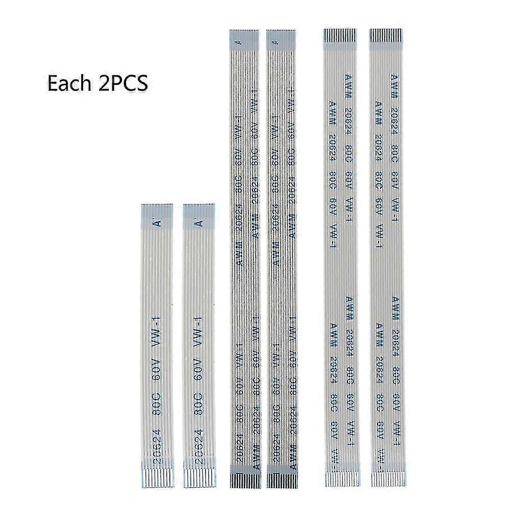 6-pack 12 Pin 10 Pin 14 Pin Power Button Flex Ribbon Cable For  Controller