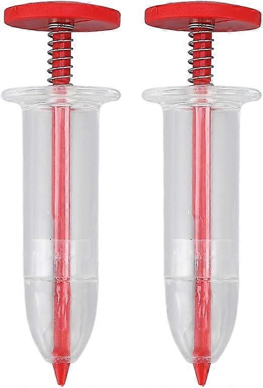 2 Pcs Manual Seed Dispenser Seeder Mini Seedling Seed Dispenser Seeder Garden Spreader Planter Hand Seeder Tool Manual Seeder Garden Flower Plant Seed