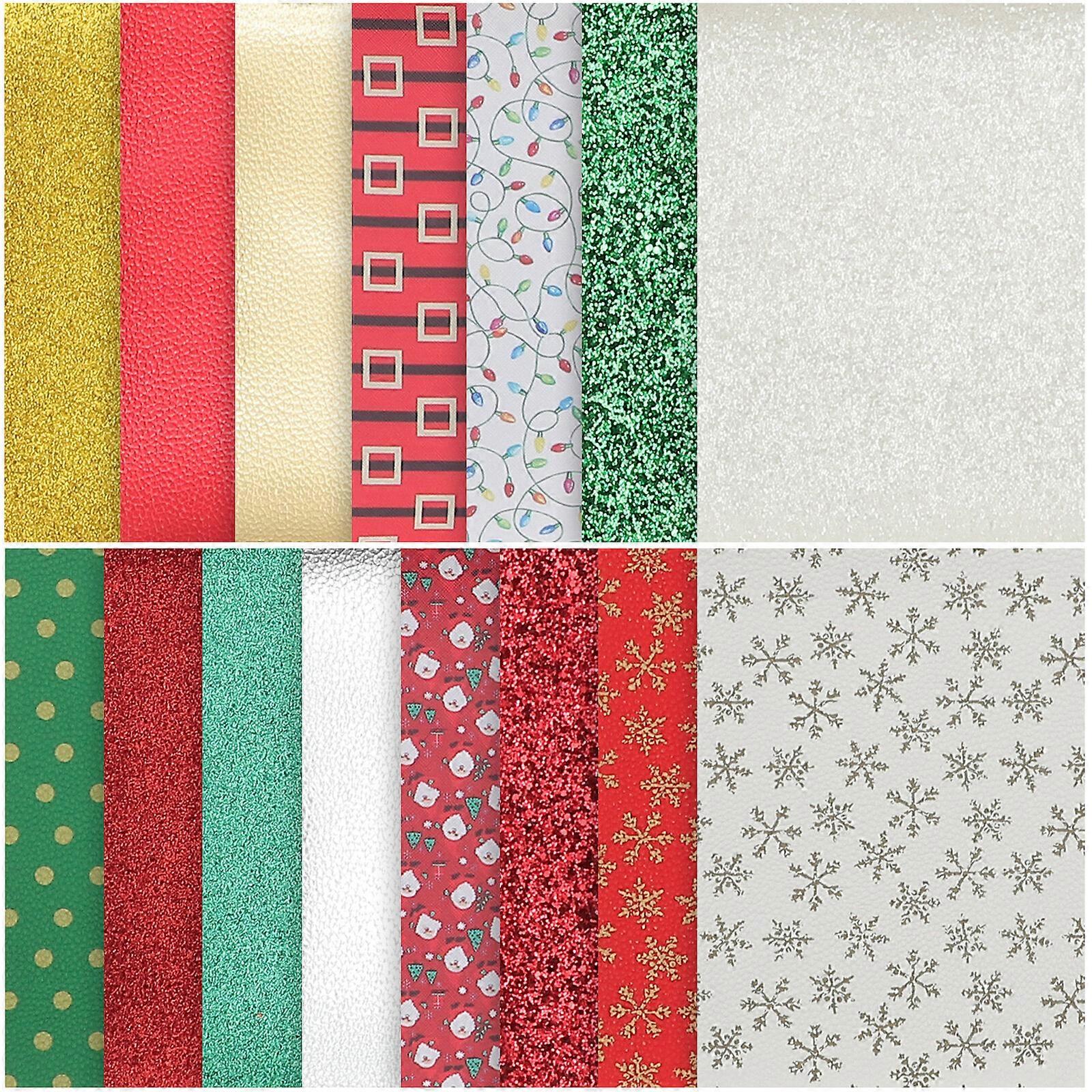 15 Pcs Glitter Earrings Earrings Making Accessory Sparkly Fabric DIY Craft Fabric Sheets Fabric Fragment