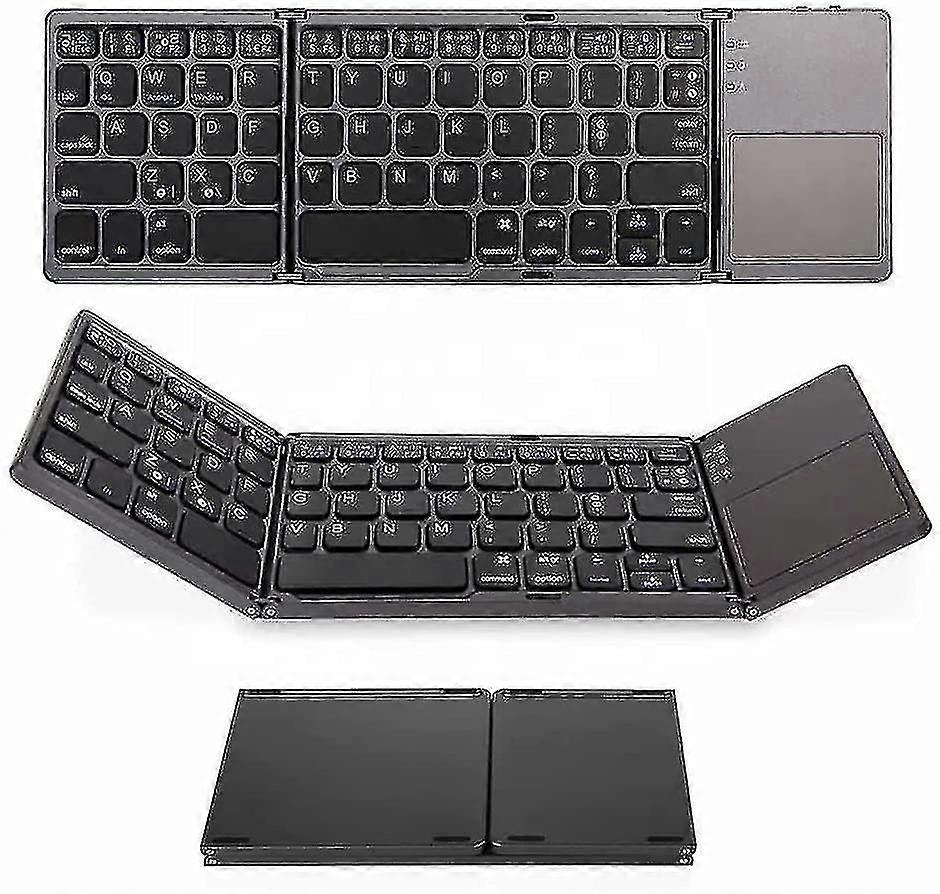 Mini Pocket Folding Wireless Bluetooth Keyboard B033 With Touchpad