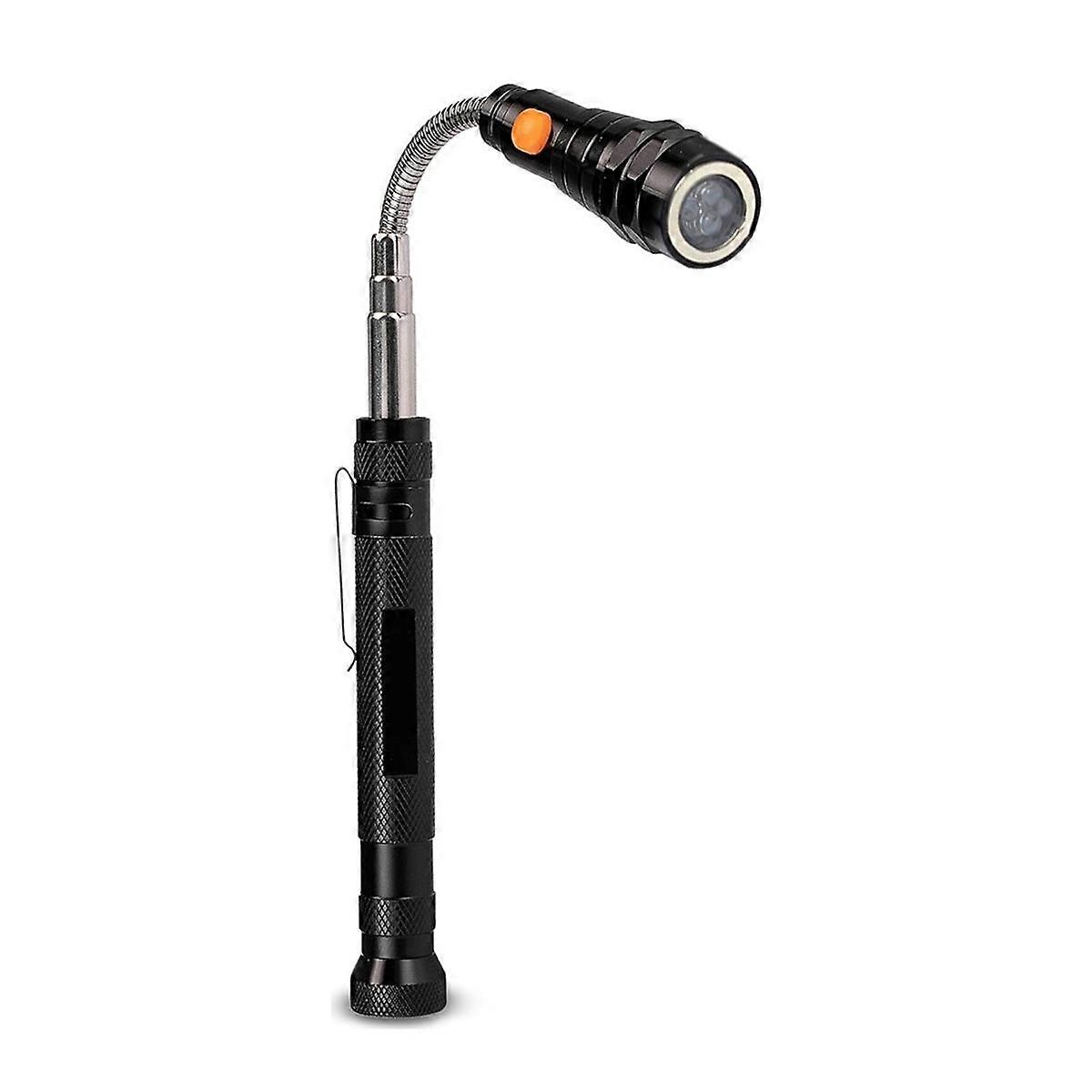 Magnetic Pickup Tool for Men - Telescopic Magnet with LED Flashlight and 22Inch Telescopic Neck - T