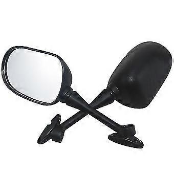 Qx Motorcycle Abs Plastic Rearview Mirror Back Side Mirrors Accessories For Honda Cbr600rr Cbr1000rr Cbr 600rr 1000rr Black