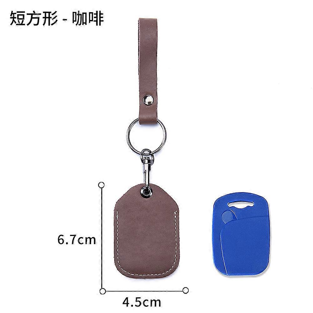Genuine Leather Key Holder Bank Card Pocket Mini Bus Card Key Pouch Slim Housekeeper Key Access Card Protecter Cover