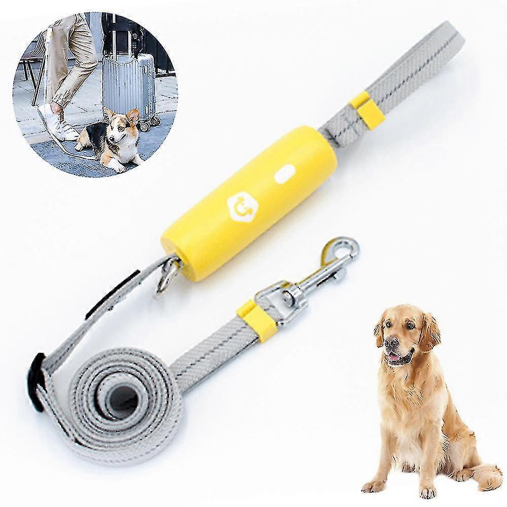 Powerful Dog Leash,handle And High Reflective Anti-lost Elastic Rope Tw