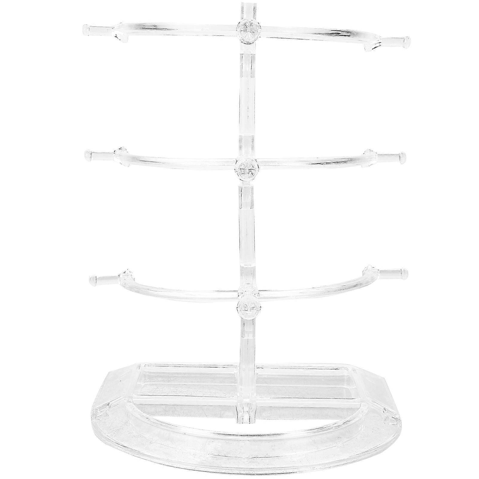 Detachable Eyeglass Rack Transparent Glasses Holder Three-layer Eyeglass Display Stand