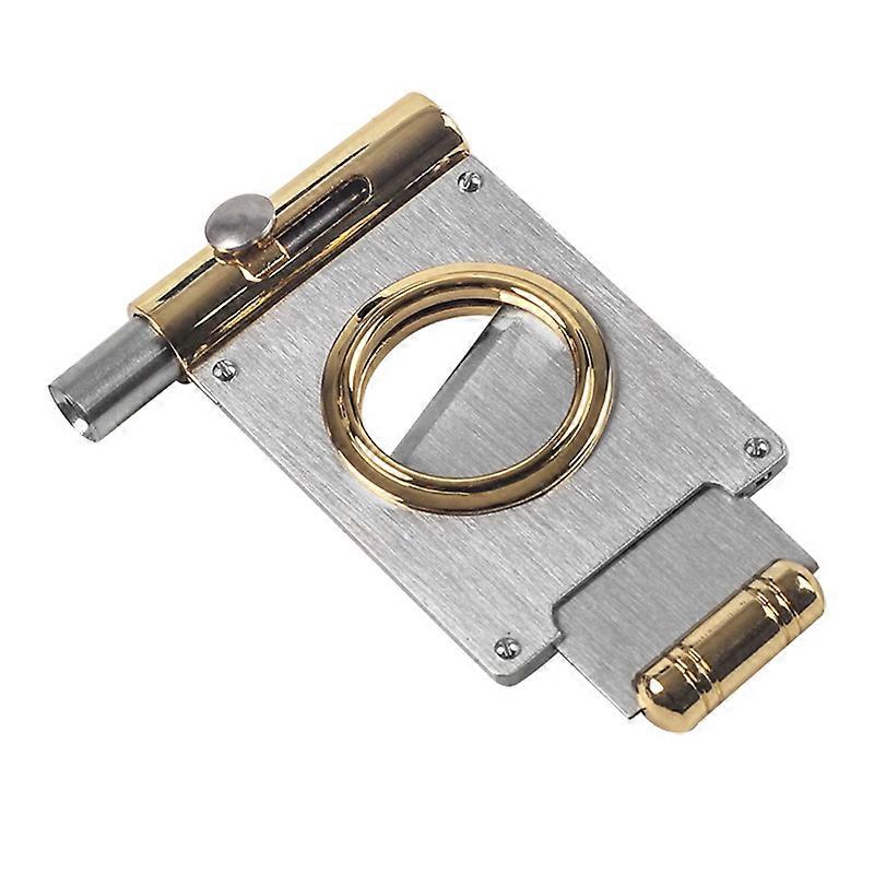 Zigarrenschneider Tasche Metall Zigarrenschneider, scharfe Klinge, Edelstahl (1 StückGold