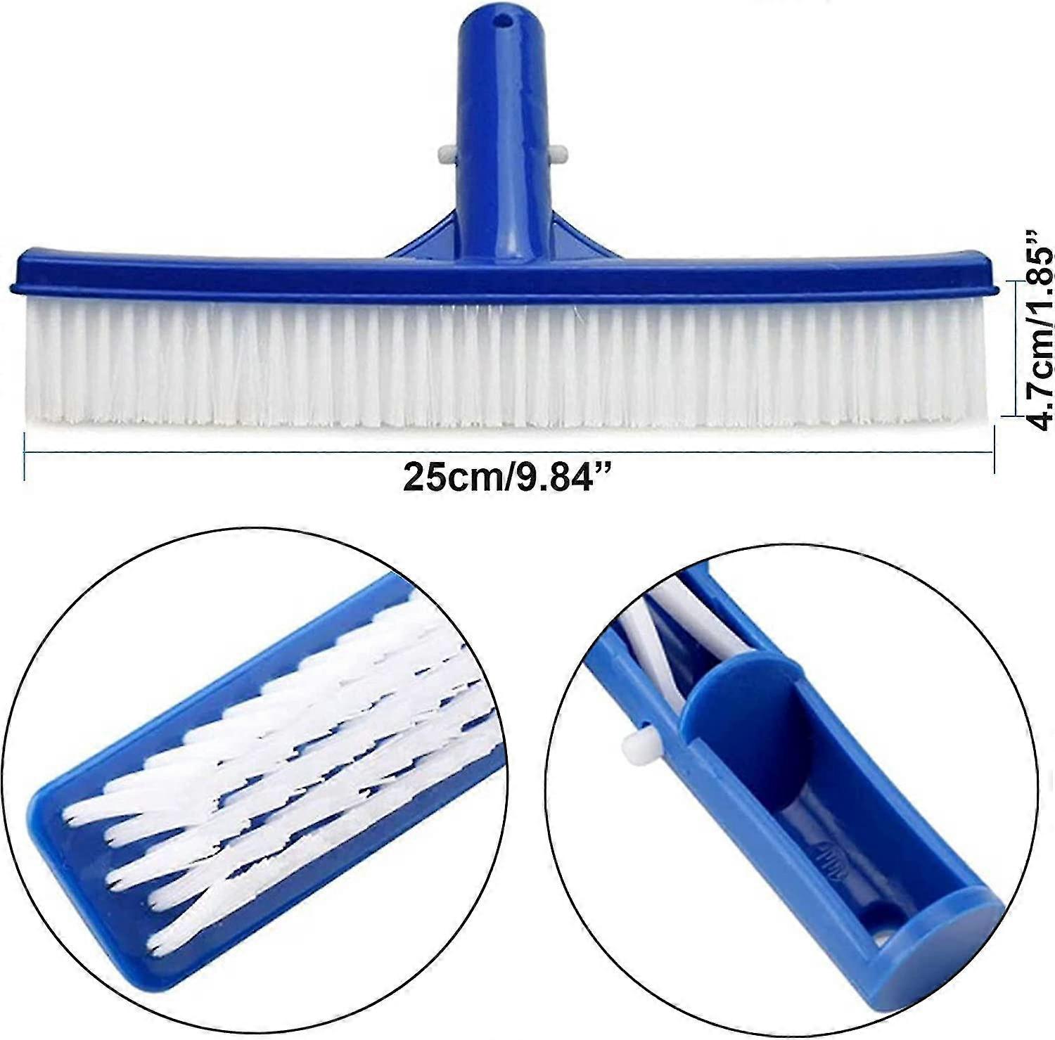 Pool Wall Brush Pool Brush Head Pool Cleaning Brush Plastic Brush Head Pool Wall Floor