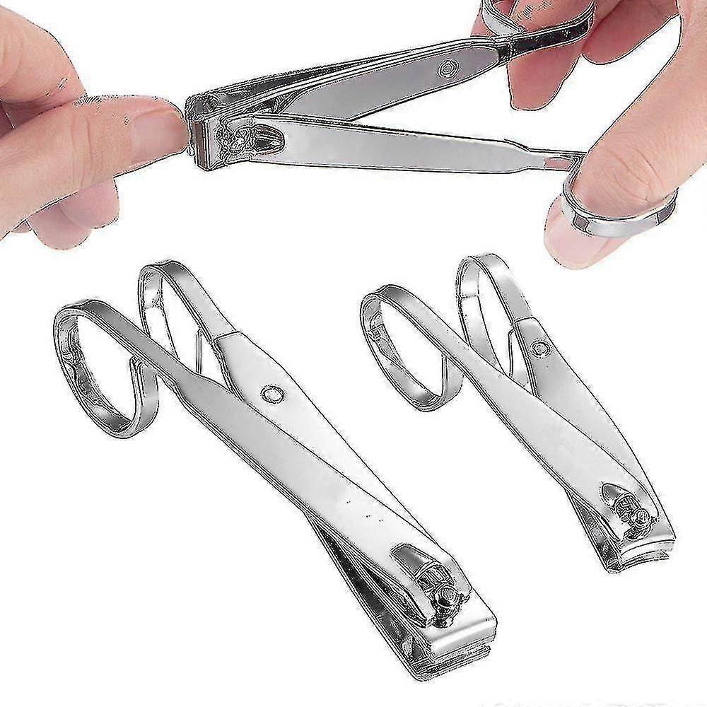 2 Pcs Nail Clipper With Scissor Handlests