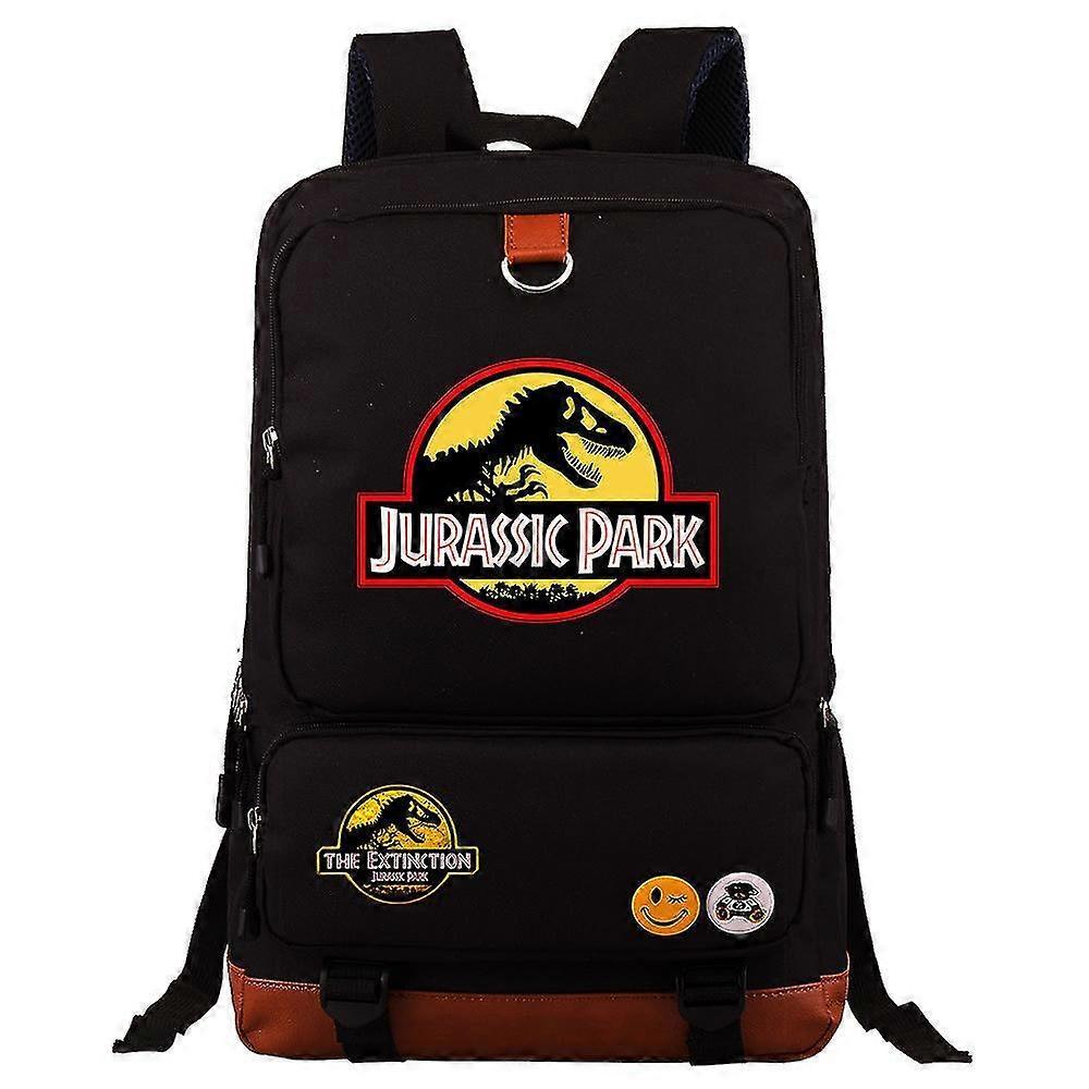 Jurassic World &; Park Backpack: Ανθεκτική τσάντα ταξιδιού φορητού υπολογιστή - σακίδιο, αγγελιοφόρος, σχολική τσάντα με ιμάντες ώμου για χαρακτήρες & σχολικά είδη