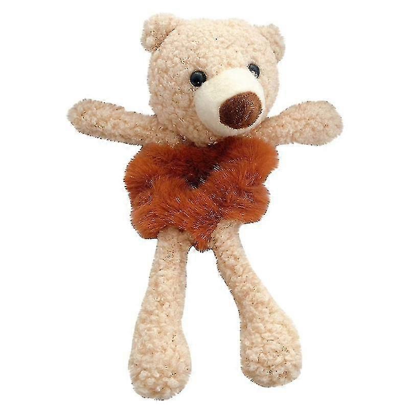 Fluffy Fur Scrunchies Rabbit Bear Hair Accessories Elastics Ponytail Holder