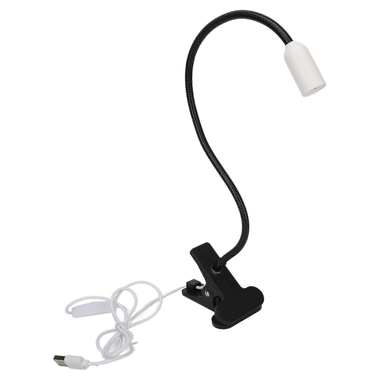 6W Big Chip UV LED Desk Light with Flexible Gooseneck Clamp 360 Degree Rotating Hand Free Clip On Nail Lamp