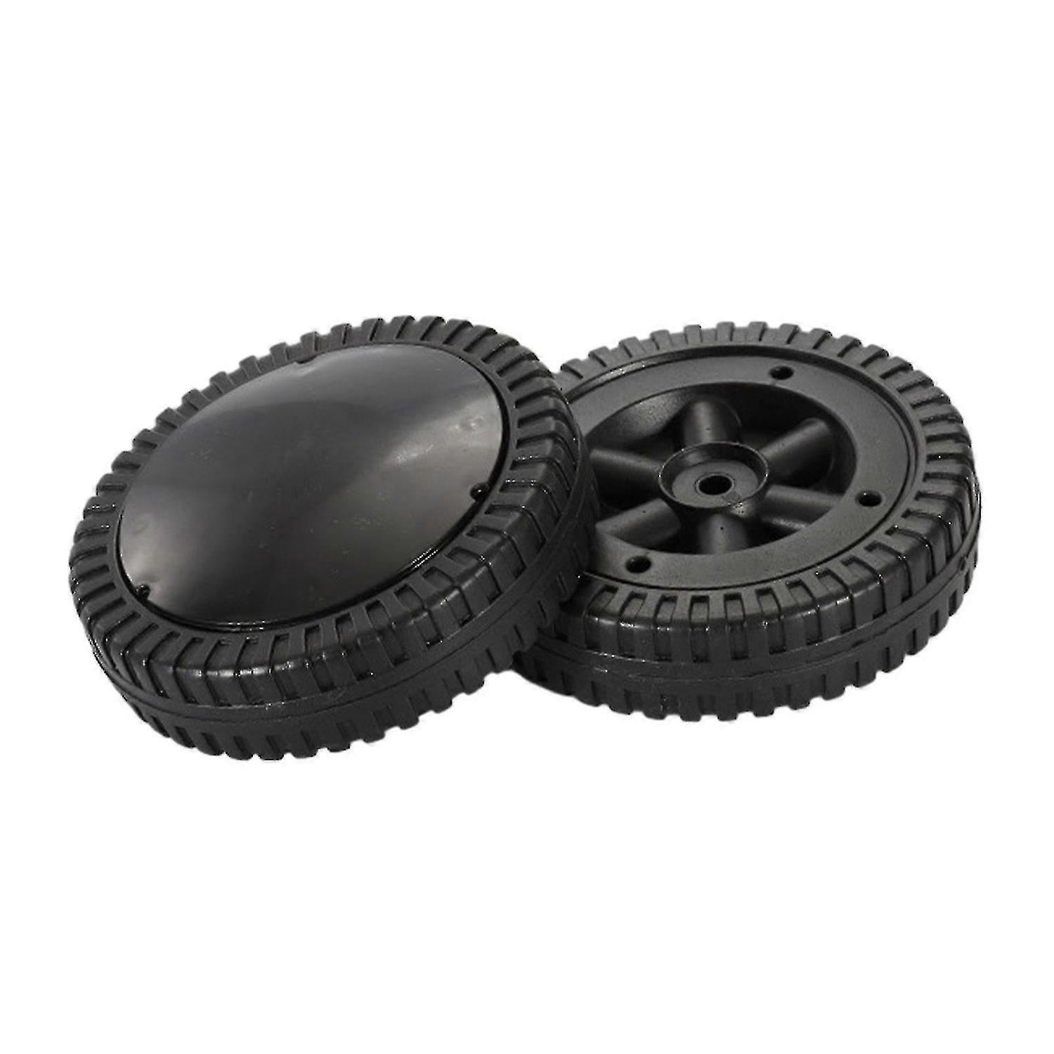 2 Pack Bbq Grill Wheels Smooth Rolling Black 6 polegadas pneus para churrasqueiras