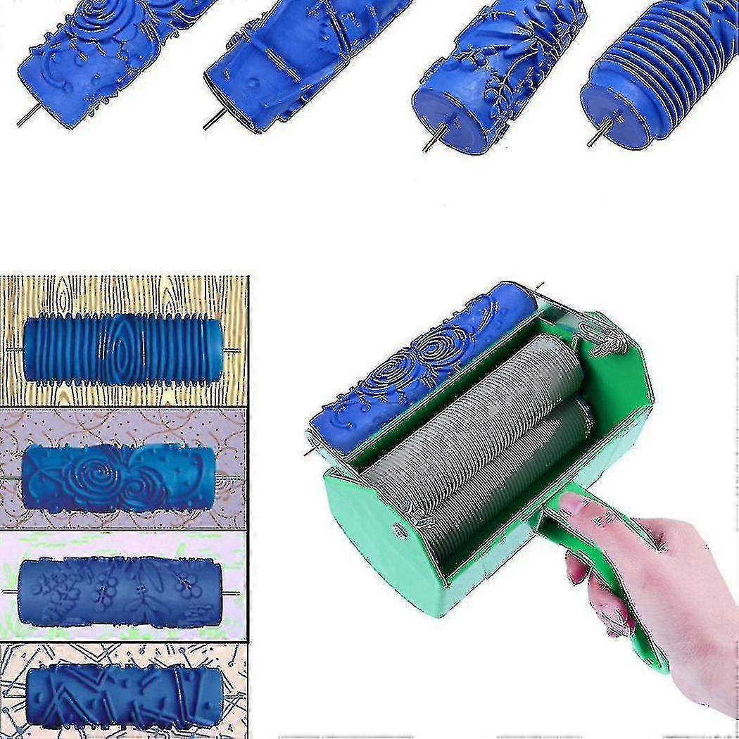 Paint Wallpaper Roller Printing Machine Grain Printing Roller Wall Pattern Tool_fs