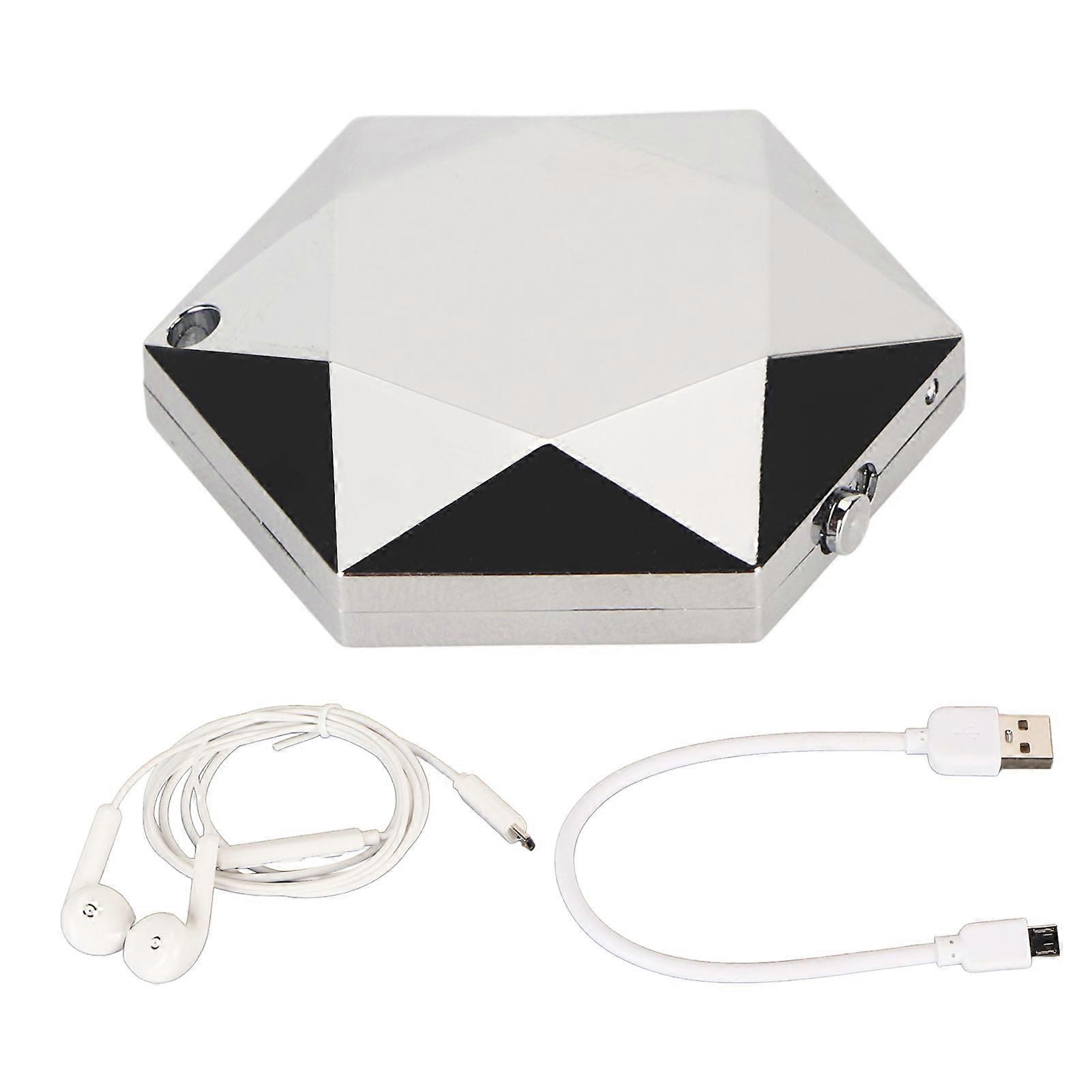 Small Recorder Voice Activated HD Noise Reduction Pendant Recorder with MP3 Playback for Interview Meeting 4G