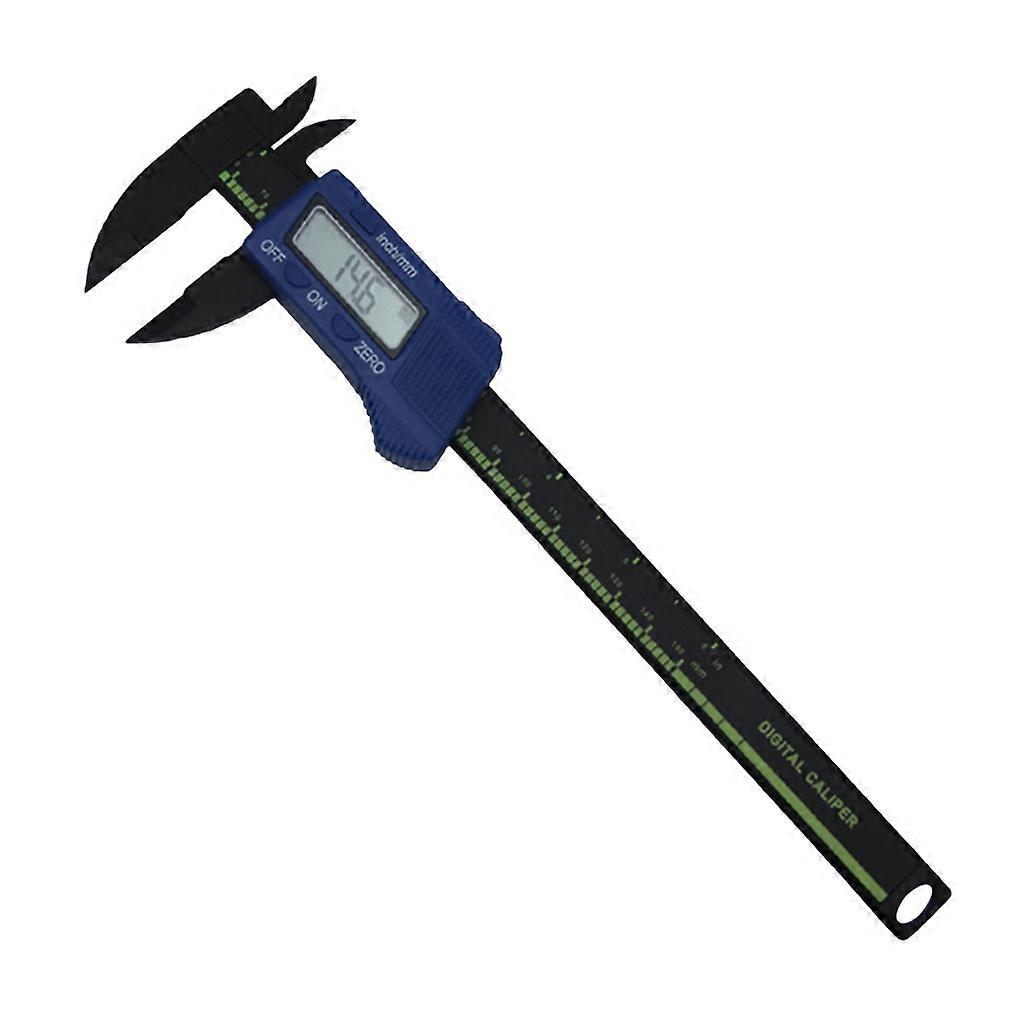 Electronic Digital Caliper LCD Screen Plastic Vernier Caliper Measuring Tool