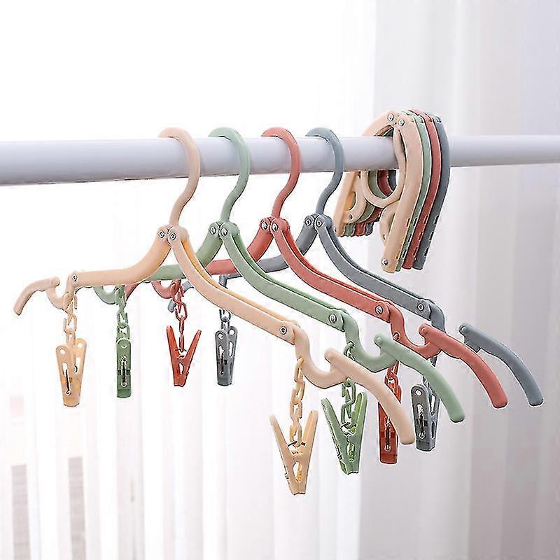 Portable Foldable Hangers, Space Saving Hanger Multi Magic Hanger Storage