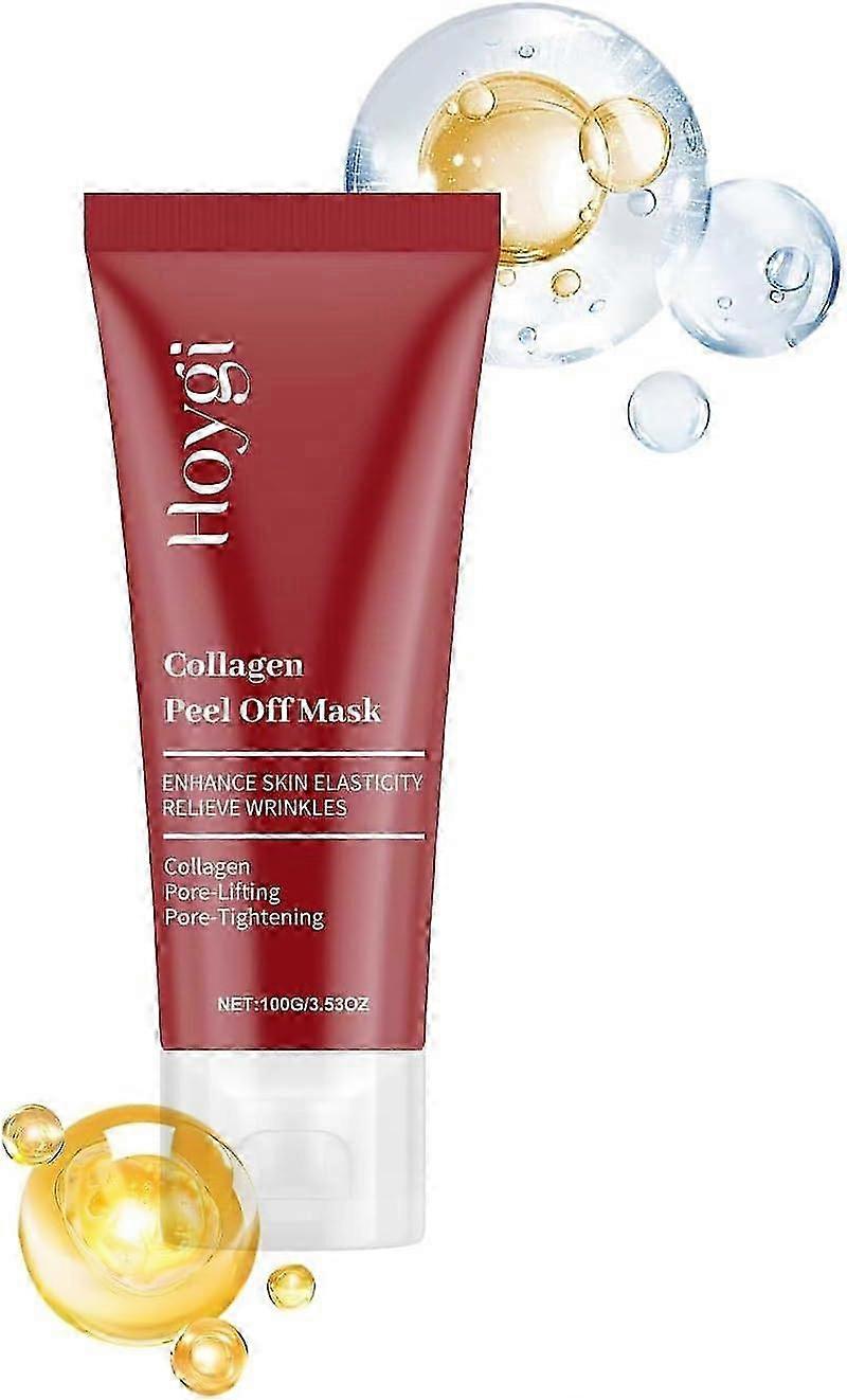 Collagen Overnight Wrapping Mask, Peel Off Face Mask, Overnight Mask, Skin Elasticity & Hydration Care, Pore Lifting and Minimizing