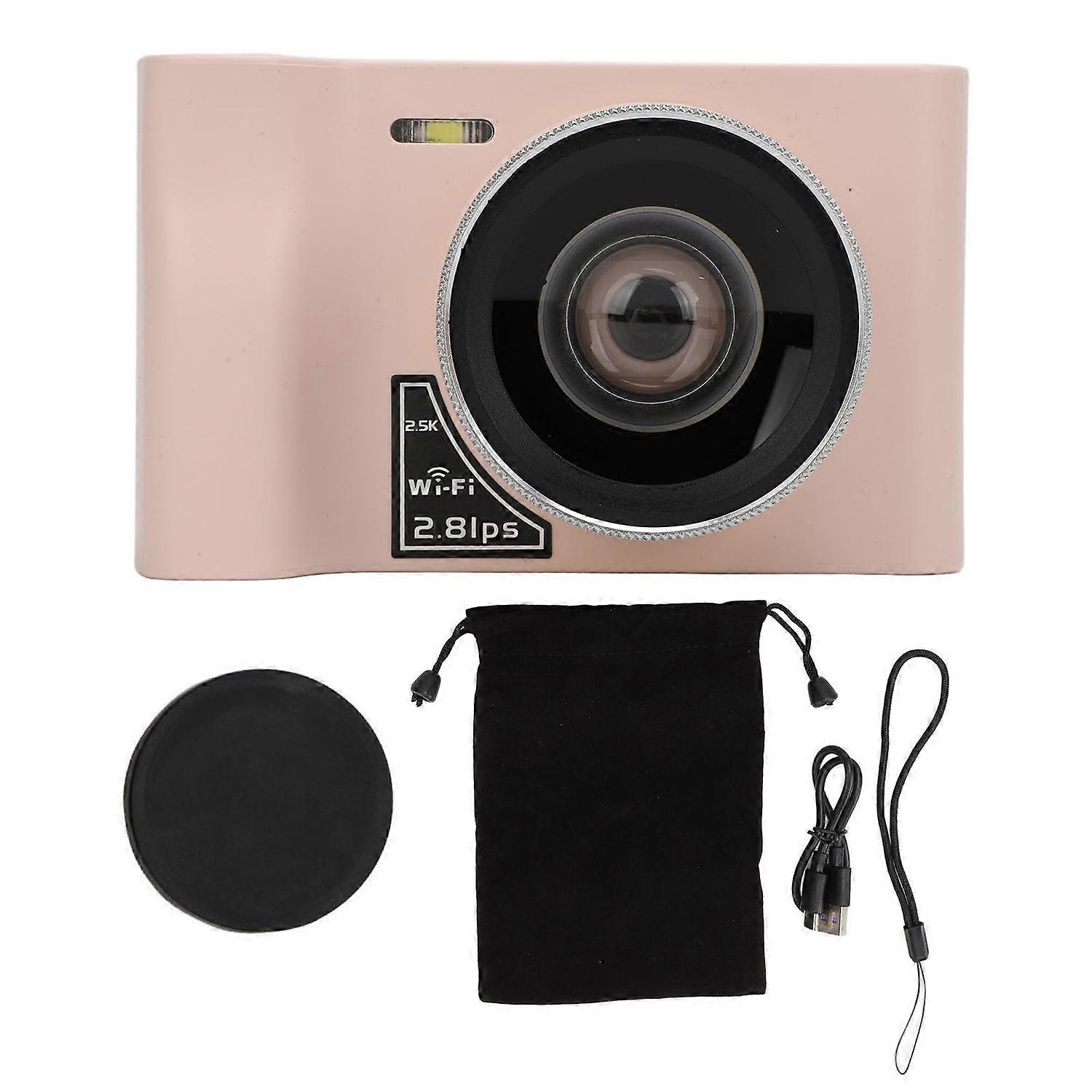 Digital Camera 2.5K 24MP 16x Digital Zoom 1800mAh MP3 Games with 2.88inch Screen WIFI Mirrorless Cam