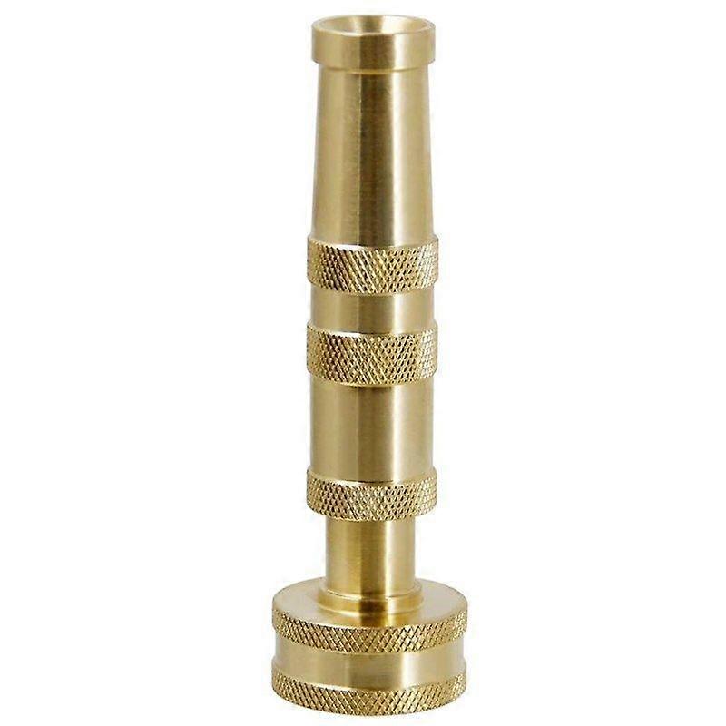 Στερεό ακροφύσιο μανικών ορείχαλκου, διευθετήσιμο ακροφύσιο μανικών νερού συστροφής, 1 ακροφύσιο μανικών κήπου κήπων ορείχαλκου βαρέων καθηκόντων πακέτων