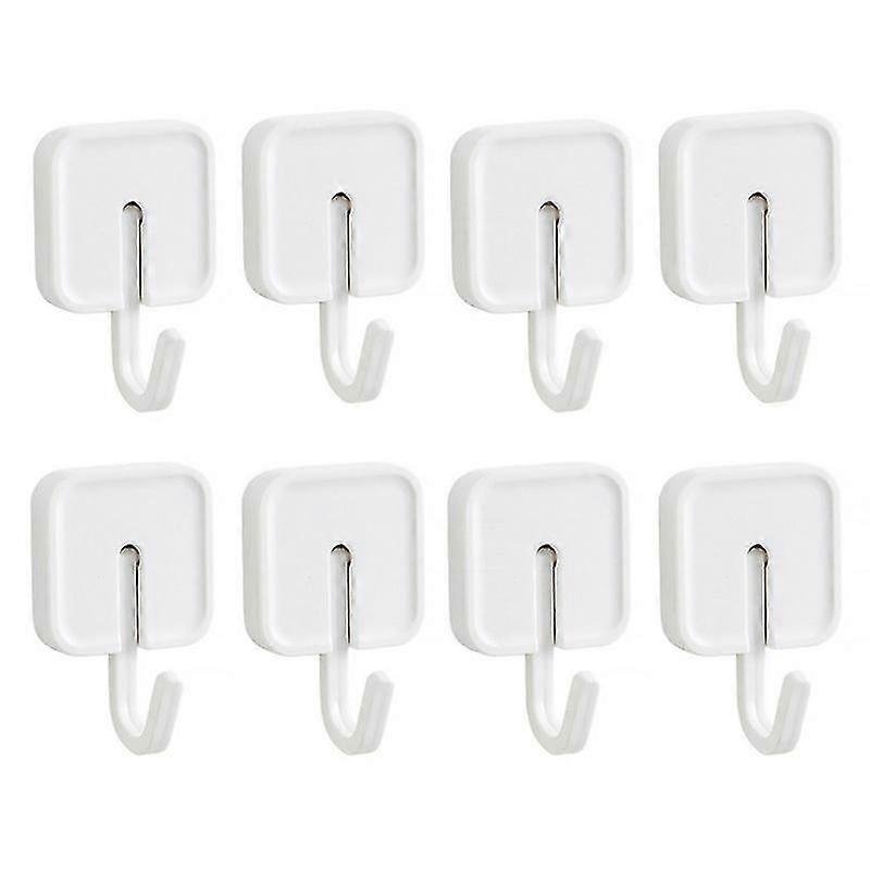 8Pcs/Set Multifunction Wall Hook 90 Adjustable Adhesive No Drill Modern Bathroom Shower Brush Spong