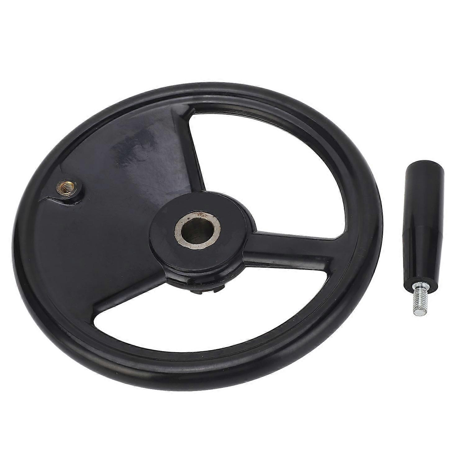 Milling Hand Wheel 22x250mm Engineering Plastics Multifunctional Round Shape Hand Wheel for Grinders