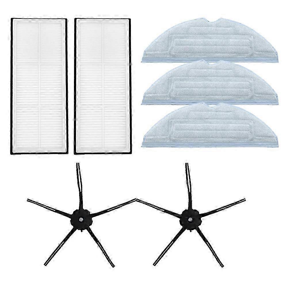 Replacement Mop Cloths Side Brush Filter Mop Cloths for T7S T7 Plus T7S plus S7
