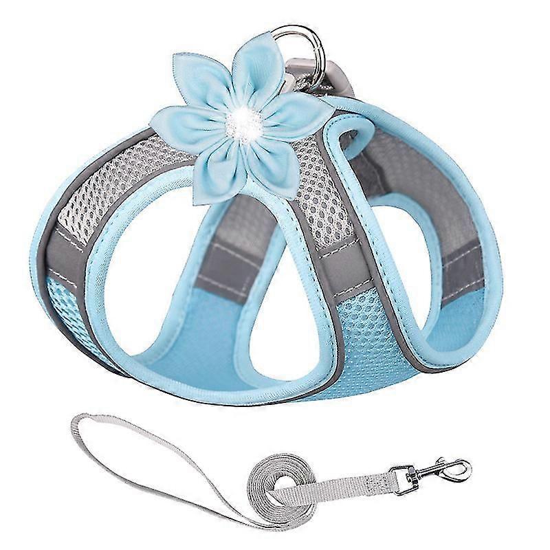 Soft Mesh Dog Harness And Leash Set For Walking - For Small Dogs And House s