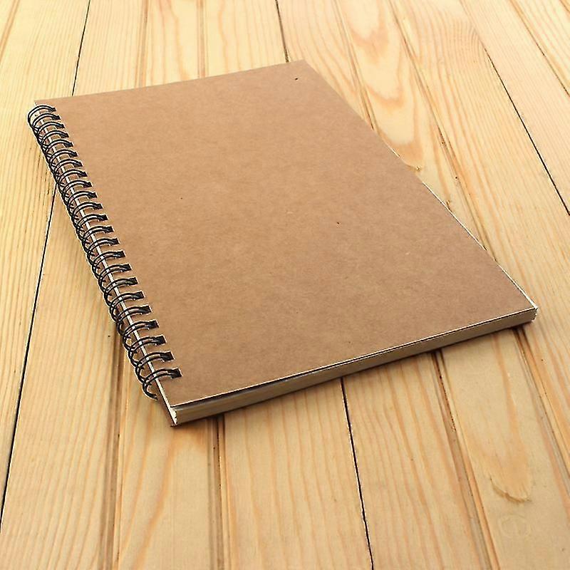 Spiral Notebook/spiral Journal Lined, B5 Hard Kraft Cover Wire Bound Notebook Ruled, 70 Sheets (140 Pages), 10.5"" X 7.3"", (brown,1 Pack)"