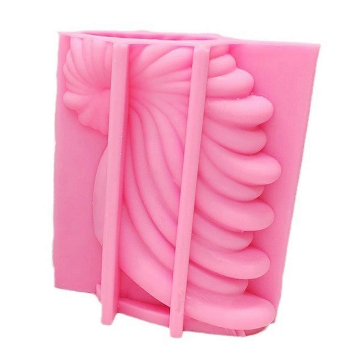 3D Large Conch Shaped Vase Epoxy Resin Silicone Mold Shell Conch Vase Concrete Cement Silicone Mold