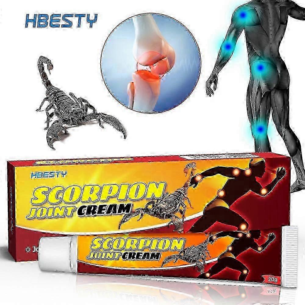 Hbesty Scorpion Cream Relaxing Meridians And Activating Collaterals Health Care Cream Tendon Sheath And Muscle Relaxing Massage Cream