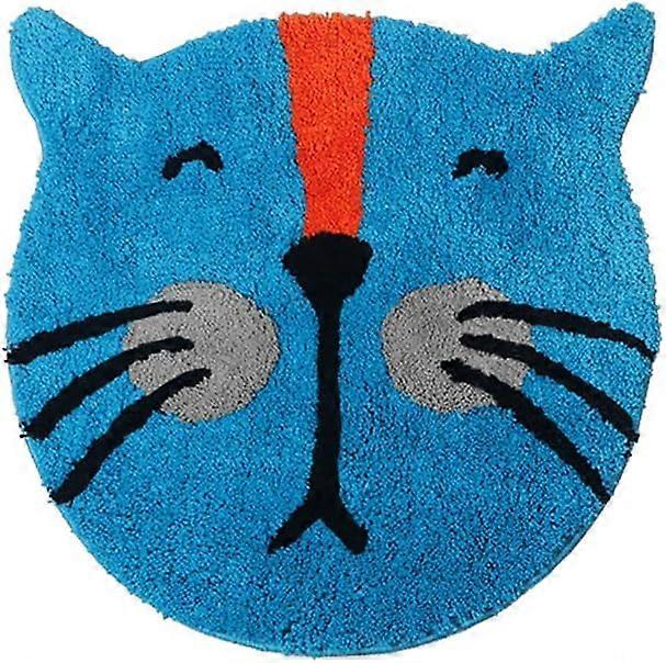 Cute Microfiber Absorbent Bathroom Mat, Cat Shape